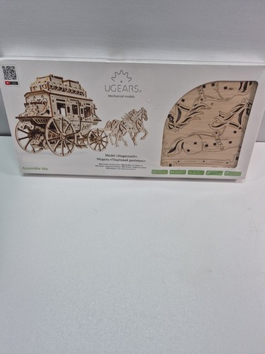 Ugears model stagecoach wooden - stagecoach,