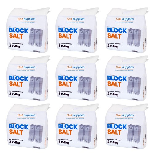 Block salt water - water, softener